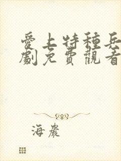 爱上特种兵电视剧免费观看高清版