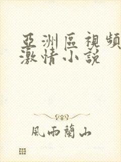 亚洲区视频一区激情小说