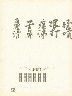 鼻子痒眼睛痒流清鼻涕打喷嚏是怎么回事封面