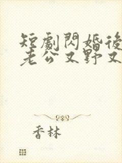 短剧闪婚后财阀老公又野又欲封面