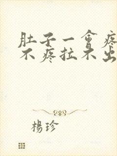 肚子一会疼一会不疼拉不出屎