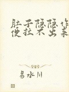 肚子隐隐作痛大便拉不出来