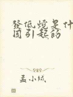 发低烧是什么原因引起的