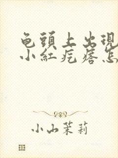 龟头上出现一些小红疙瘩怎么回事