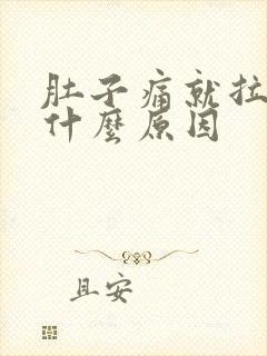 肚子痛就拉大便什么原因