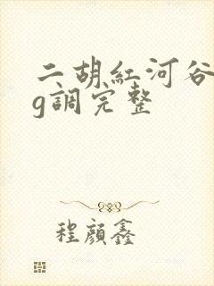 二胡红河谷伴奏g调完整