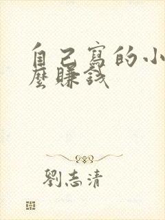 自己写的小说怎么赚钱