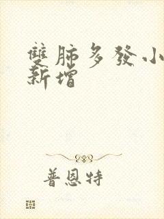 双肺多发小结节新增