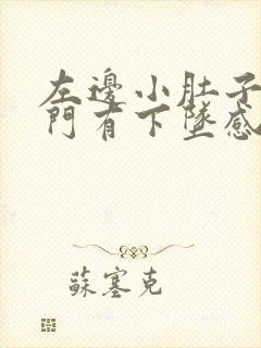 左边小肚子疼肛门有下坠感