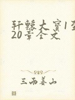 轩辕大宝1至720章全文