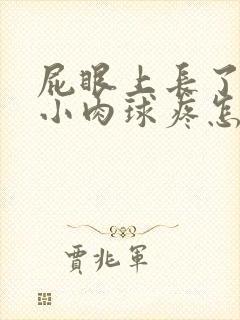 屁眼上长了一个小肉球疼怎么办封面