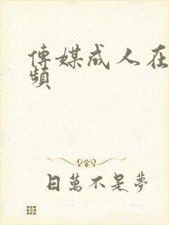 传媒成人在线视频