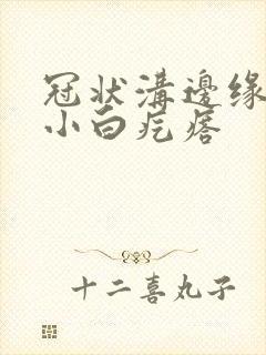 冠状沟边缘一排小白疙瘩