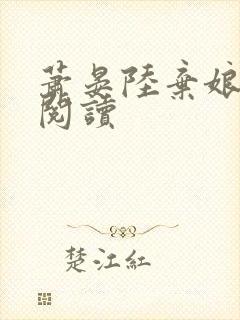 萧晏陆弃娘免费阅读