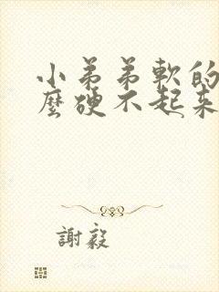 小弟弟软的为什么硬不起来