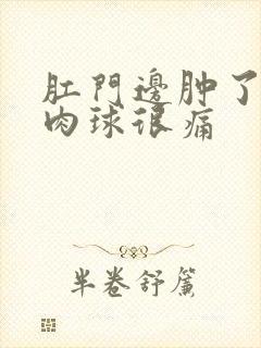 肛门边肿了一个肉球很痛封面