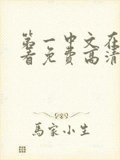 第一中文在线观看免费高清电视剧