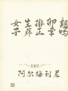 女生排卵期小肚子疼正常吗