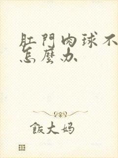 肛门肉球不消失怎么办封面