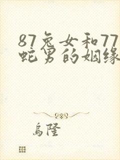 87兔女和77蛇男的姻缘封面