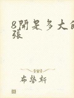 8开是多大的纸张封面