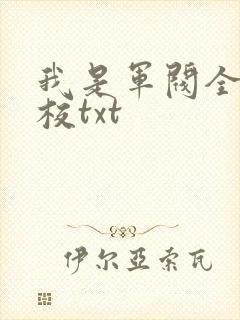我是军阀全本精校txt