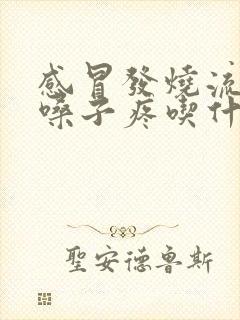 感冒发烧流鼻涕嗓子疼吃什么药