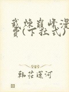 武炼巅峰漫画免费(下拉式)封面