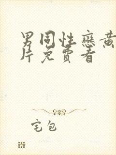 男同性恋黄色大片免费看