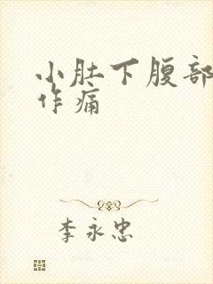 小肚下腹部隐隐作痛