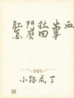 肛门拉出血了是怎么回事封面