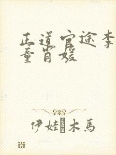 正道官途李初年童肖媛