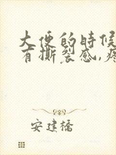 大便的时候肛门有撕裂感,疼痛