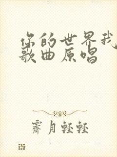 你的世界我来过歌曲原唱