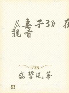 《妻子3》在线观看