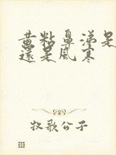 黄粘鼻涕是风热还是风寒