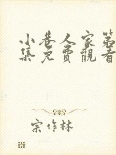 小巷人家第40集免费观看