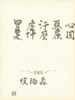 冒虚汗恶心想吐是什么原因封面