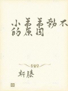 小弟弟勃不起来的原因封面