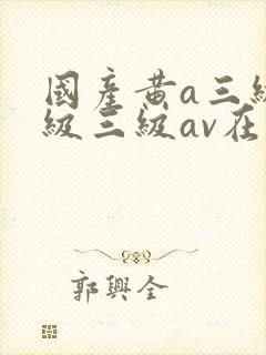 国产黄a三级三级三级av在线看