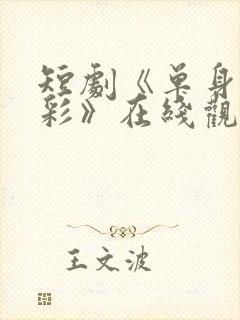 短剧《单身也精彩》在线观看