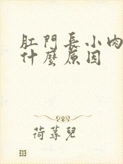 肛门长小肉球是什么原因封面