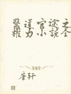 医道官途之绝对权力小说全文免费阅读