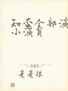 知否全部演员表小演员封面