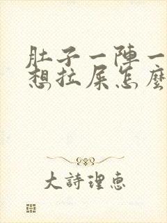 肚子一阵一阵疼想拉屎怎么回事封面