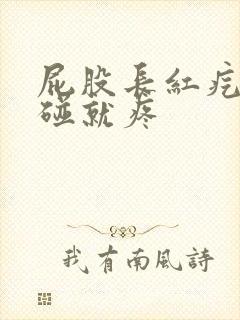 屁股长红疙瘩一碰就疼