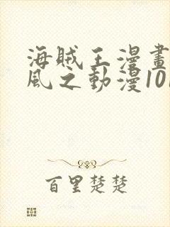 海贼王漫画连载风之动漫1019情报封面