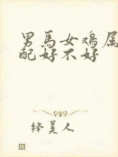 男马女鸡属相婚配好不好