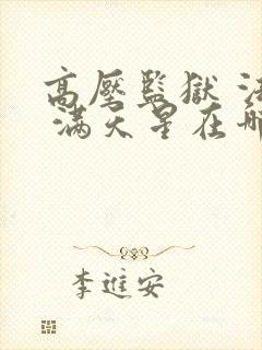 高压监狱 法国 满天星在哪里看封面