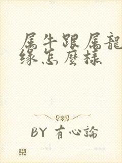 属牛跟属龙的姻缘怎么样